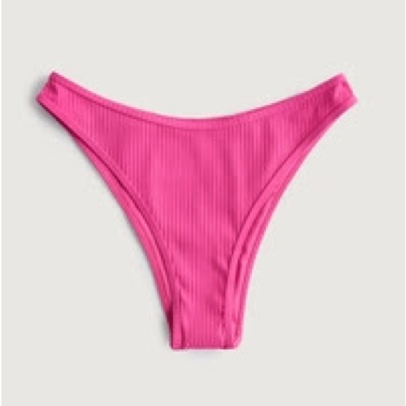 Gilly Hicks | Ribbed Bikini Set (Dark Pink) - Picture 5 of 7